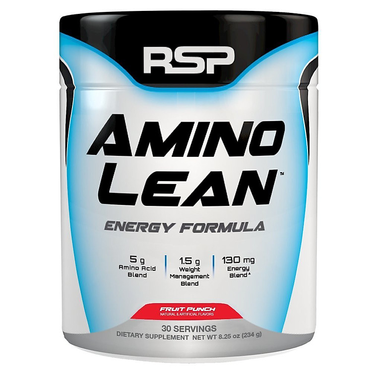RSP Amino Lean Fruit Punch bổ sung năng lượng, cung cấp amino acid -30 lần dùng
