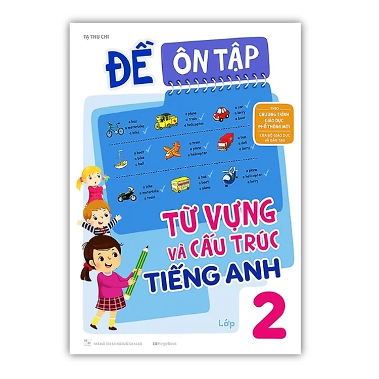 Combo Đề Ôn Tập Từ Vựng Và Cấu Trúc Tiếng Anh lớp 1 + 2 + 3 + 4 + 5 - Ảnh 2
