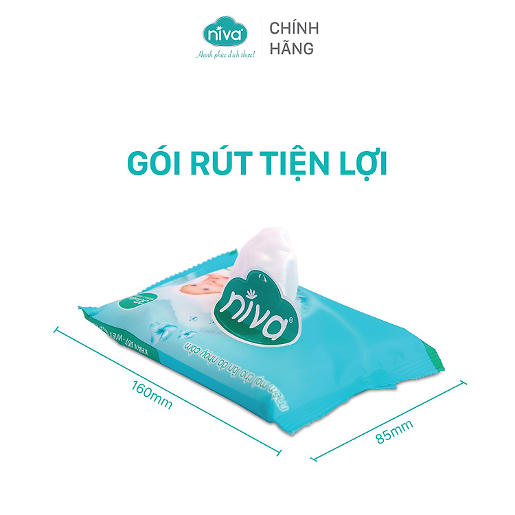 Combo 10 Khăn Ướt NIVA An Toàn 30 Tờ Tiết kiệm - Hình ảnh 4