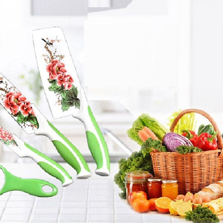 Bộ dao hoa văn làm bếp 5 món: