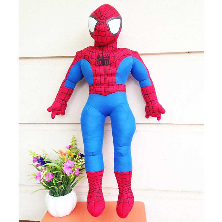 Gấu bông Spider Man nhồi bông 40cm Chính hãng Giá tốt - Hình ảnh 3