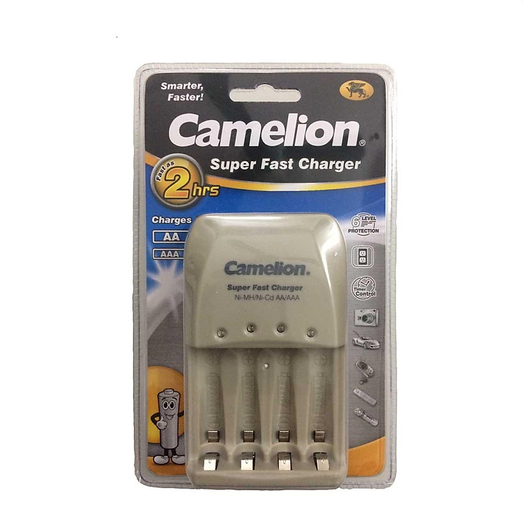 Máy sạc pin Camelion BC-0905A sạc nhanh 2 giờ - Hàng nhập khẩu