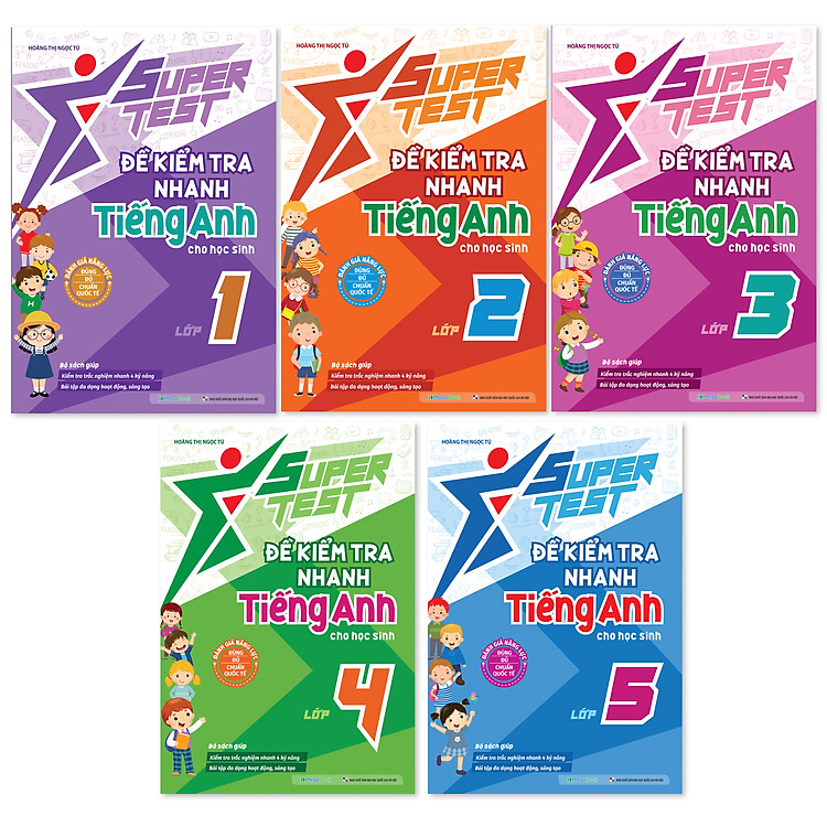 Super Test – Đề kiểm tra nhanh Tiếng Anh lớp 1-2-3-4-5