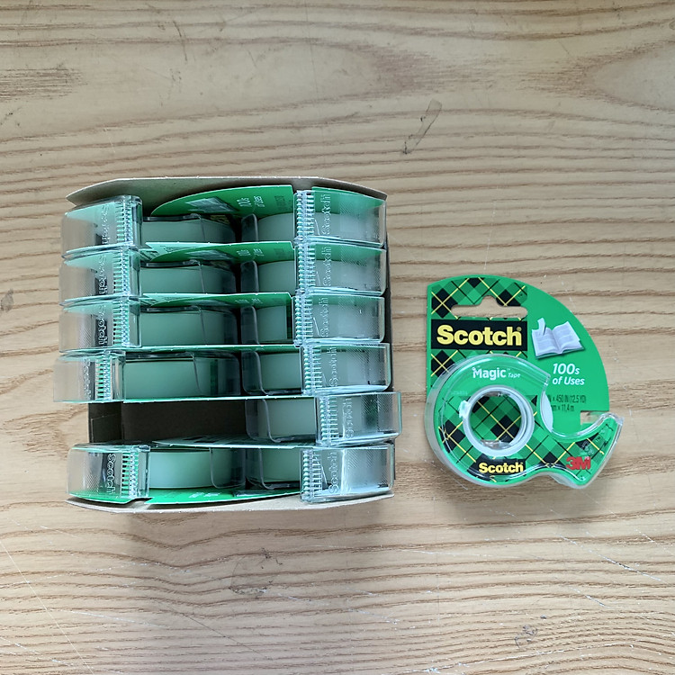 Băng dính đa năng Scotch 3M 104 (12,7mm x 11,4m) kèm máy cắt mini - Ảnh 4