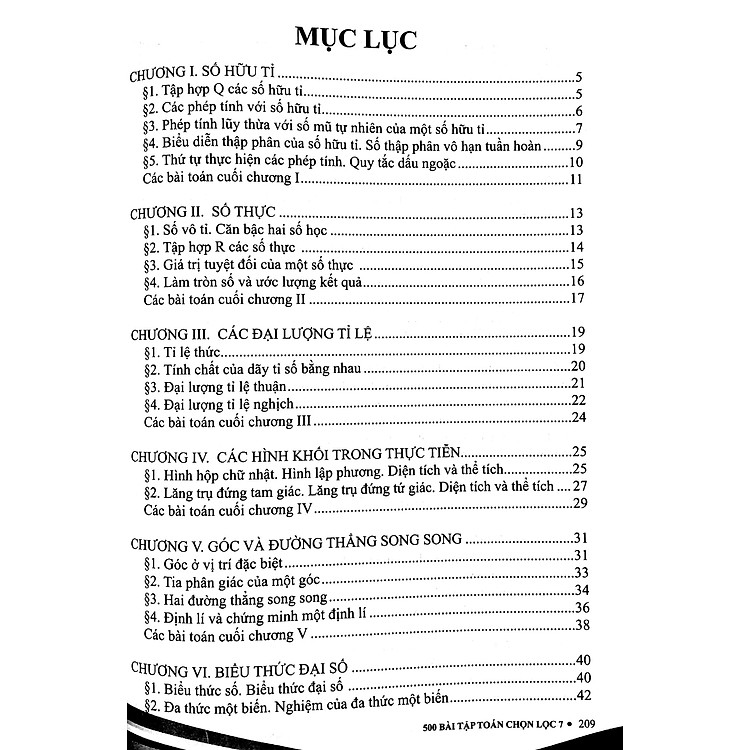 500 Bài Tập Toán Chọn Lọc 7 Cơ Bản Và Nâng Cao - Ảnh 2