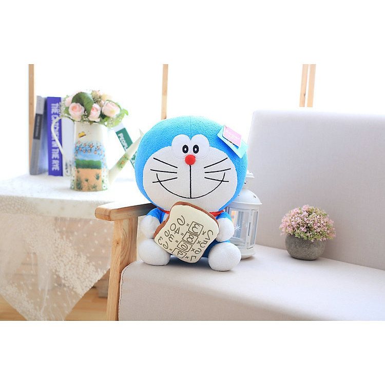 Doreamon bông ôm bánh mì 50cm