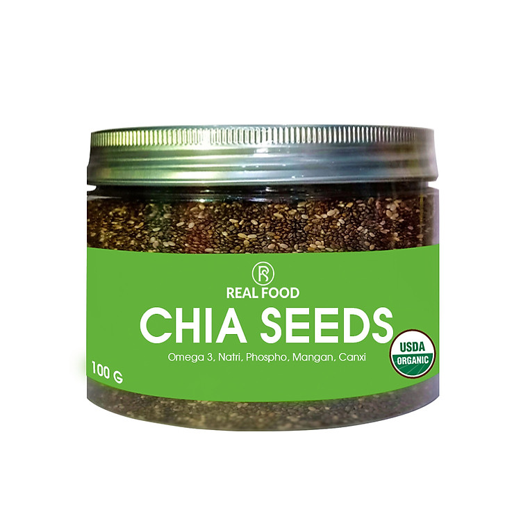 Hạt Chia Hữu Cơ REAL FOOD STORE (100g)
