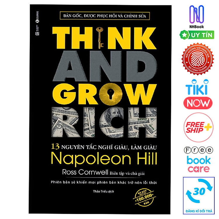 Think And Grow Rich – 13 Nguyên Tắc Nghĩ Giàu, Làm Giàu (Tái Bản)