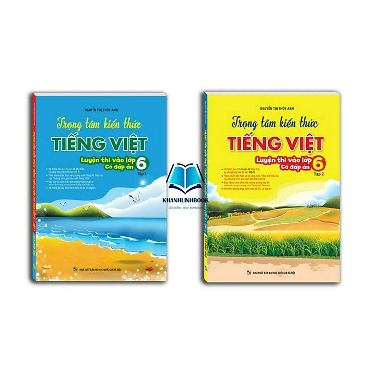Combo Trọng Tâm Kiến Thức Tiếng Việt (Luyện Thi Vào Lớp 6)
