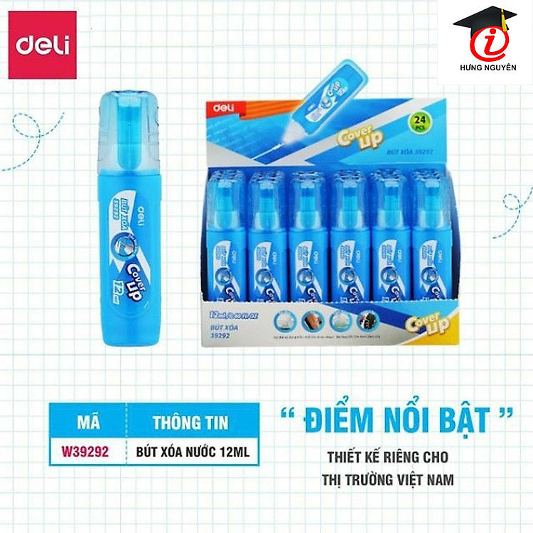Bút xóa nước Deli 12ml