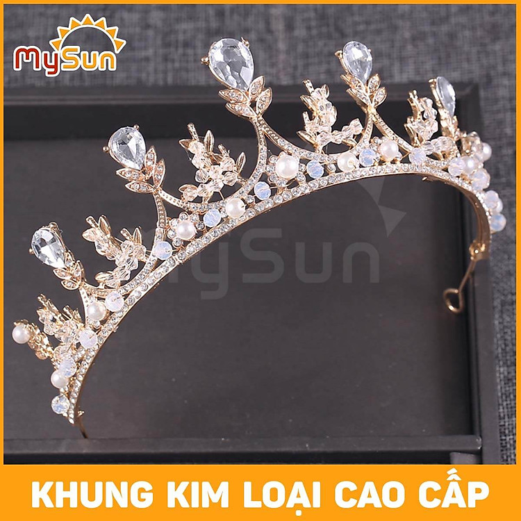 Vương miện công chúa cài tóc trang trí bánh sinh nhật - Ảnh 6