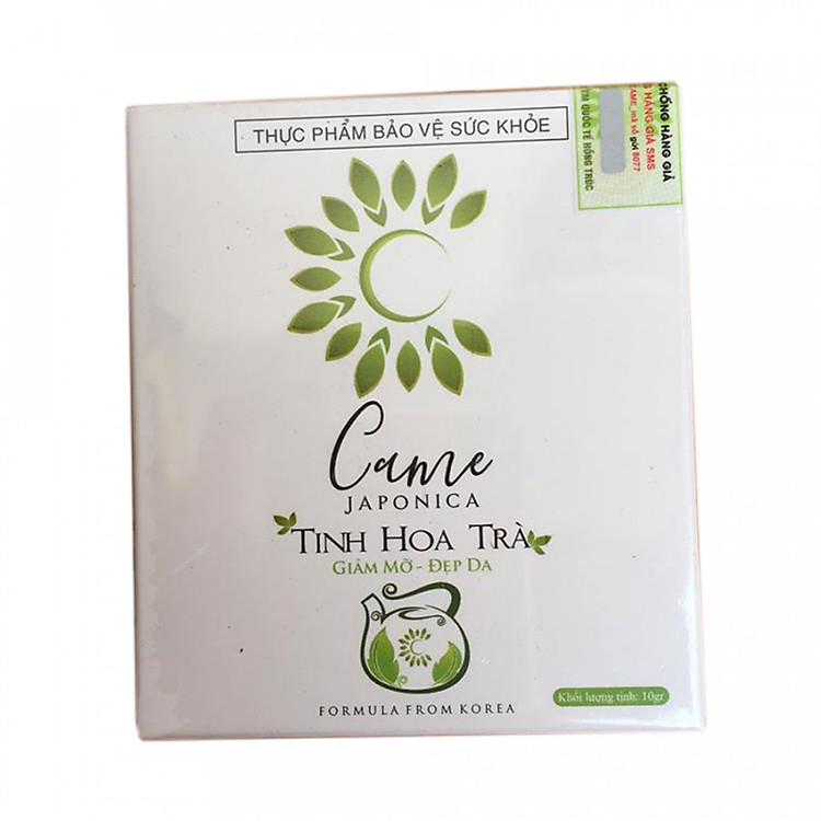 Thực phẩm chức năng Trà hỗ trợ giảm cân Came japonica hộp 10 gói/10gr