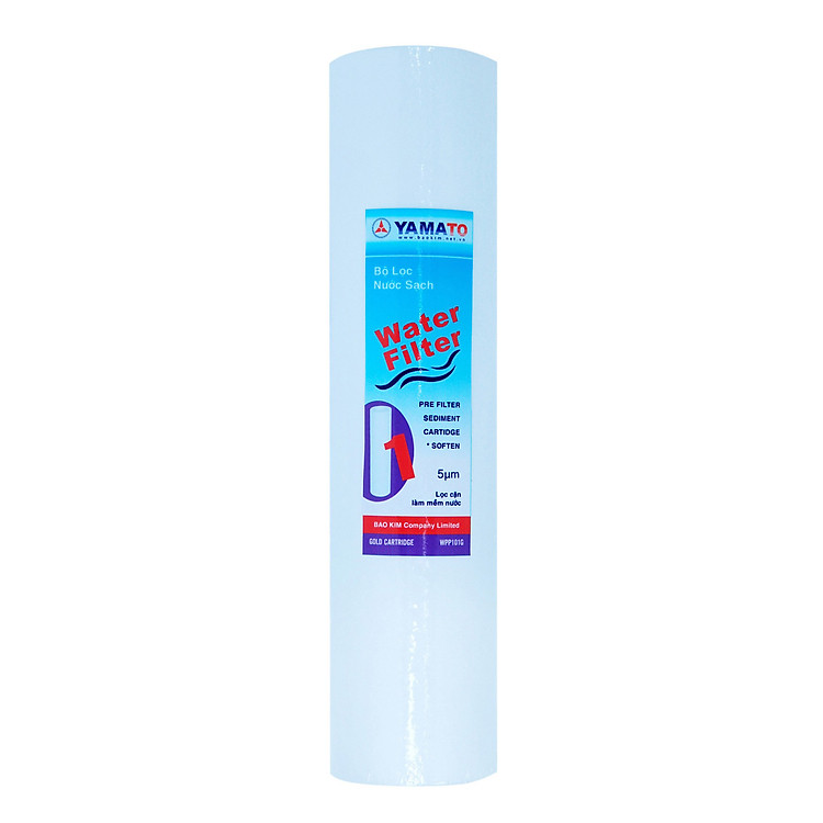 Bộ Cốc Lọc Đầu Nguồn Yamato YH10P5RC-03CW | Bộ Tiền Lọc | kèm bộ phụ kiện kết nối (lựa chọn) | phù hợp lắp trước máy lọc nước R.O, máy ion kiềm . . . – Hàng Chính Hãng