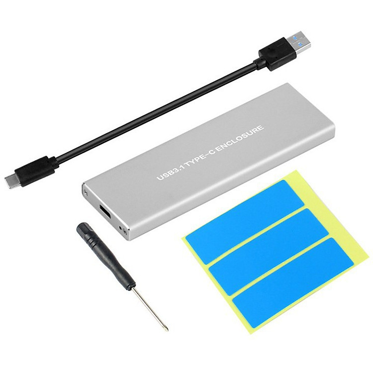 Box SSD M.2 PCIe NVMe USB 3.1 type-C