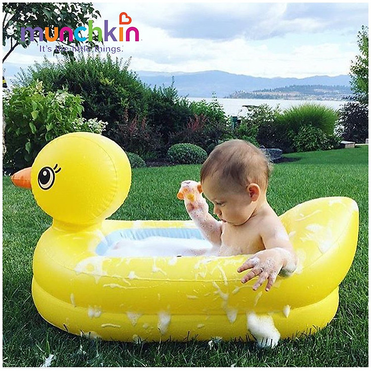 Mua Chậu tắm phao vịt vàng Munchkin Chính hãng Ưu đãi - Hình ảnh 2