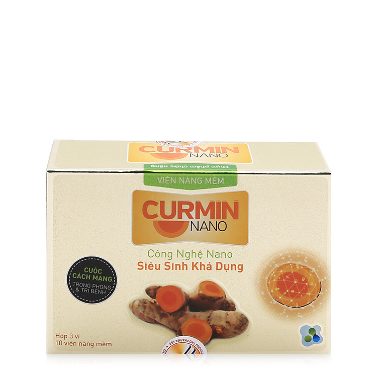 Thực phẩm bảo vệ sức khỏe tinh chất nghệ Curcumin Nano giúp tăng cường miễn dịch, giảm nhanh vết viêm loét