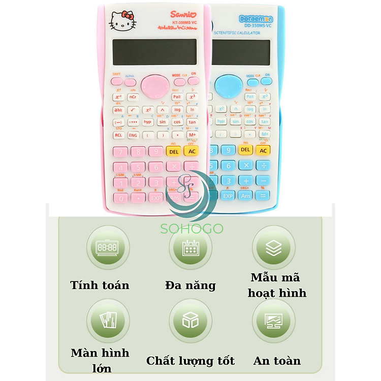 Máy tính học sinh 240 chức năng - Màu xanh dương - Ảnh 4