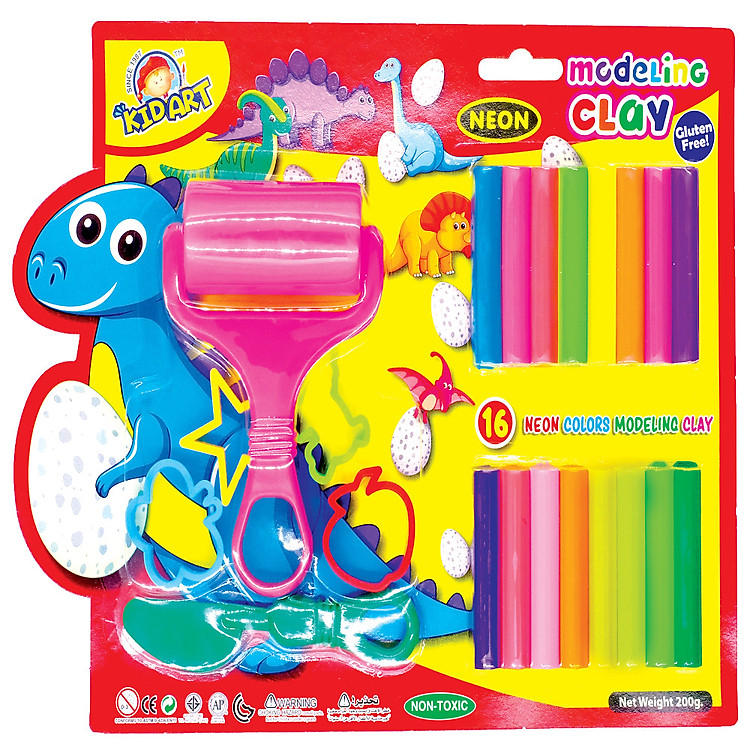 Đất nặn KID ART T200NE/16C+4MBRK