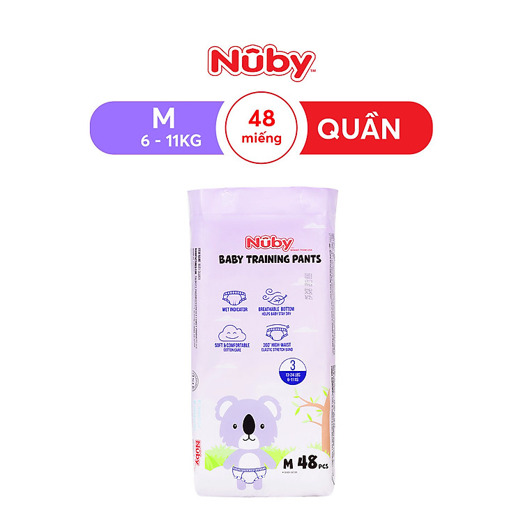 Chọn mua tại Shopee: Tã/Bỉm Quần Nuby 2020, size M mua giá tốt nhất tại Shop Mall