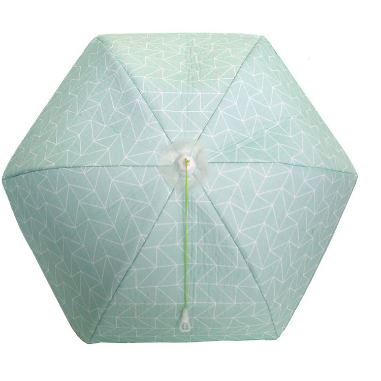 Lồng bàn giữ nhiệt thức ăn 6 cạnh gấp gọn