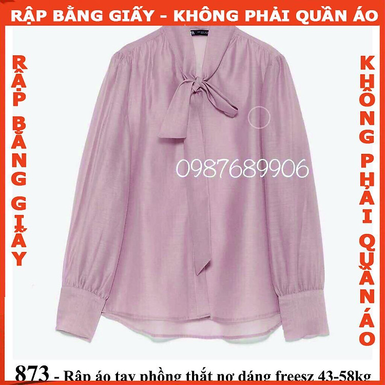 Rập áo sơ mi Freesize – Rập giấy A0 in màu mã 873 (BẢN VẼ)