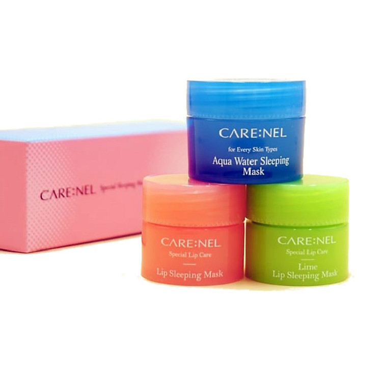 Combo 3 mặt nạ ngủ môi và da Care:nel Sleeping Mask 50g