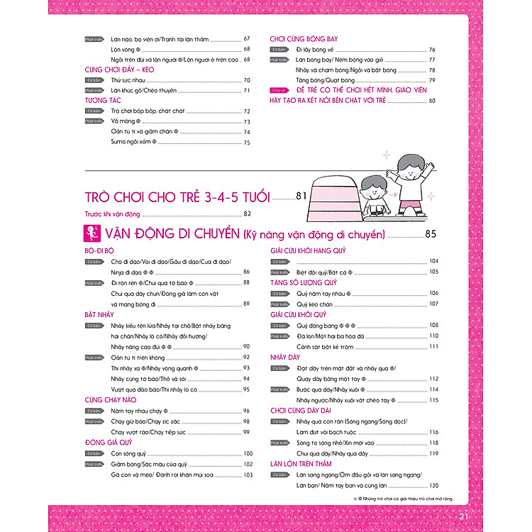 450 Trò Chơi Vận Động Cho Trẻ Mầm Non - Ảnh 2