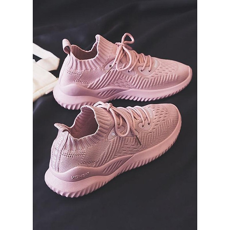 Giày thể thao sneaker nữ cổ chun phong cách hiện đại