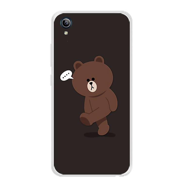 Ốp lưng dẻo cho điện thoại Vivo Y91C - 0085 GAUBROWN01 - Hàng Chính Hãng