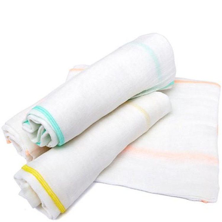 Khăn gạc tắm 4 lớp KACHOOBABY - 2 cái Chính hãng Giá rẻ - Hình ảnh 4