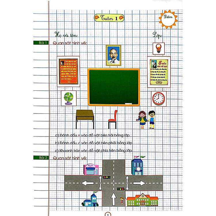 Phiếu Bài Tập Cuối Tuần - Môn Toán Lớp 1 - Ảnh 6