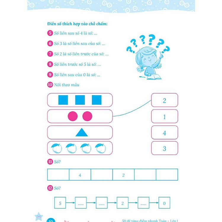 50 Đề Tăng Điểm Nhanh Tiếng Việt, Toán, Tiếng Anh - Lớp 1 - Ảnh 7