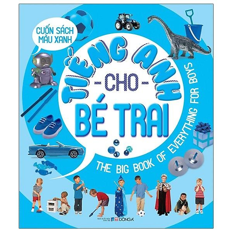 Cuốn Sách Màu Xanh - Tiếng Anh Cho Bé Trai (2019) - Ảnh 2