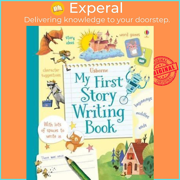 Sách - My First Story Writing Book by Katie Daynes (UK edition, paperback)