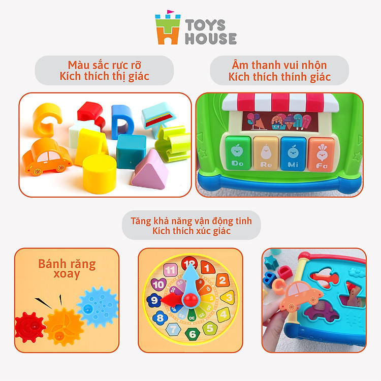 Mua Hộp lập phương thả khối nhạc ToysHouse Chính hãng Ưu đãi - Hình ảnh 4