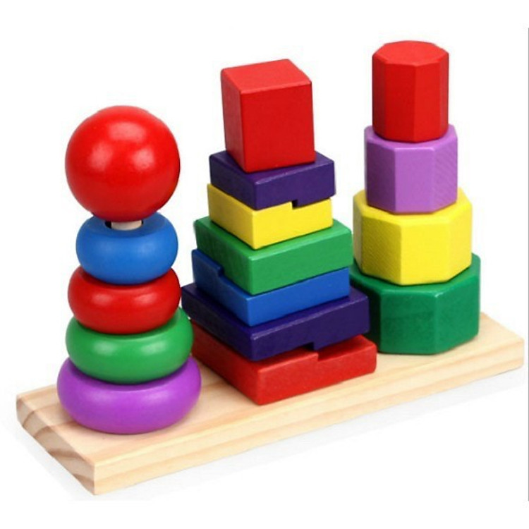 Mua Đồ chơi thả hình khối 3 cọc Chính hãng Giá tốt - Hình ảnh 3