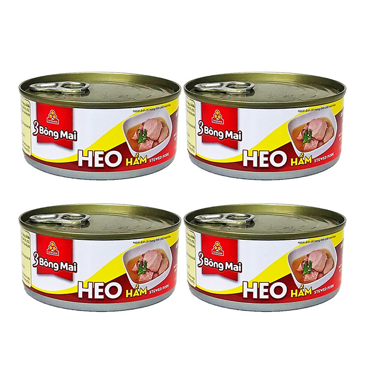 Combo 4 hộp Heo Hầm 3 Bông Mai Vissan (150g)