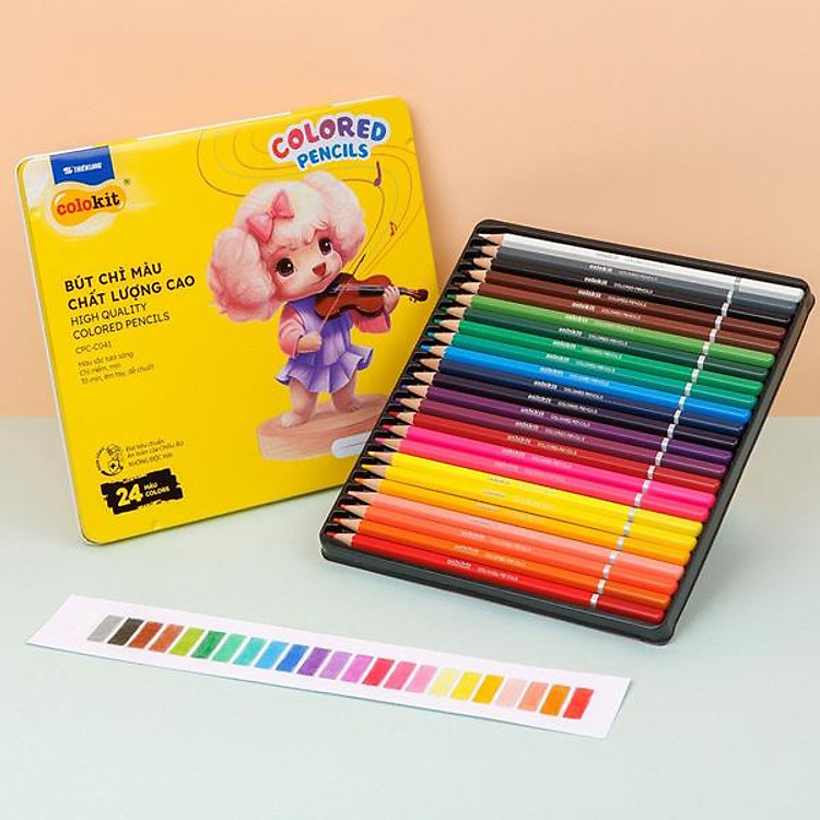 Bút Chì Màu Colorkit CPC-C041 (24 chiếc) - Ảnh 2