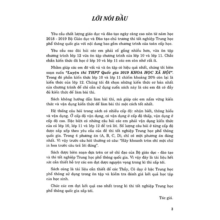 Luyện Thi Trung Học Phổ Thông Quốc Gia 2019 - Khoa Học Xã Hội - Ảnh 4