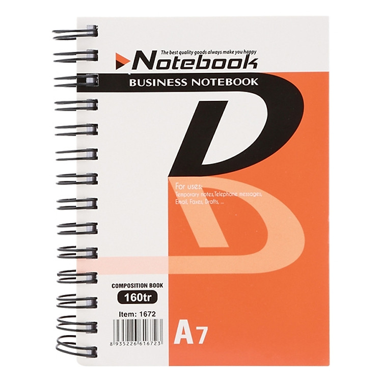 Sổ Lò Xo Business Devyt A7 (160 trang)