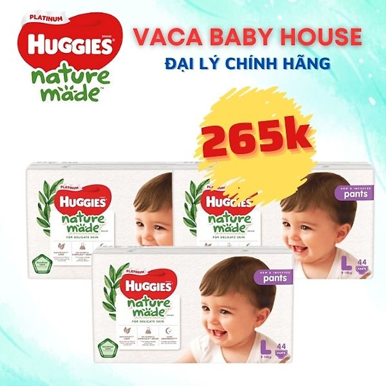 Mua Combo 3 Tã Quần Huggies Platinum L44 Giá rẻ - Hình ảnh 5