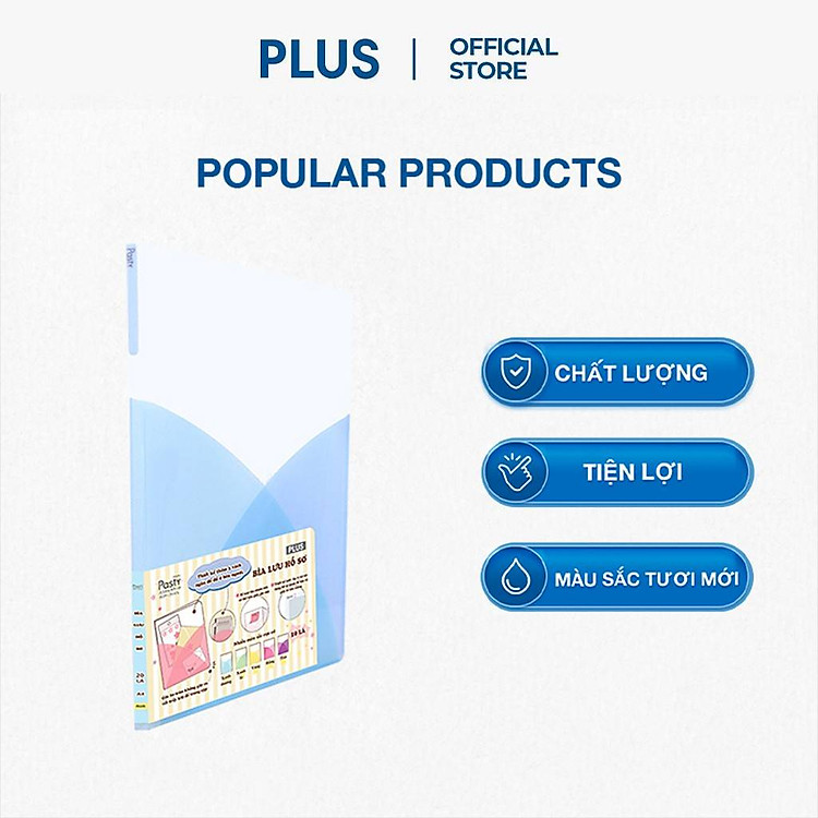 Bộ Bìa Lá Pasty (10P) và Túi Cài PLUS Pasty (2 chiếc)