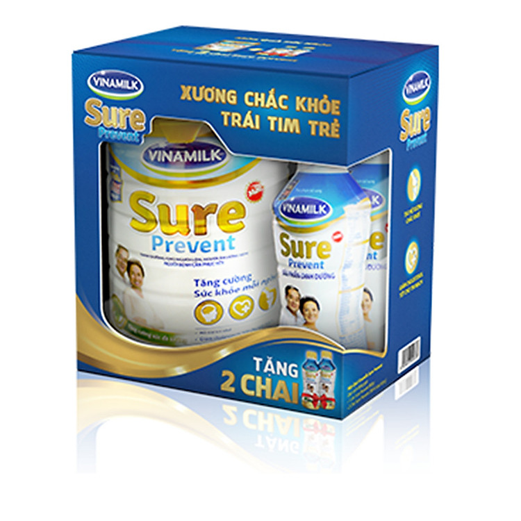 SỮA BỘT VINAMILK SURE PREVENT 900GR – HỘP QUÀ CAO CẤP