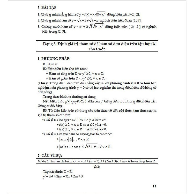 Kĩ Thuật Giải Nhanh Bài Toán Hay Và Khó Giải Tích Lớp 12 - Ảnh 3