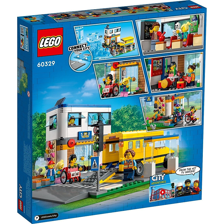 Mua LEGO CITY 60329 - Trường Học COGO Chính hãng Ưu đãi - Hình ảnh 2