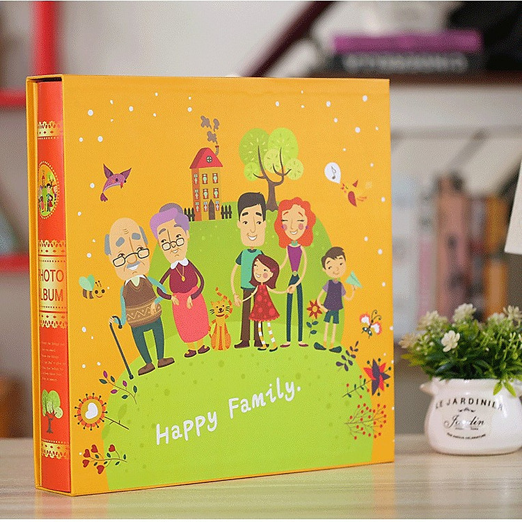 Album Ảnh 10x15 họa tiết vintage - để vừa 200 ảnh cỡ 10x15