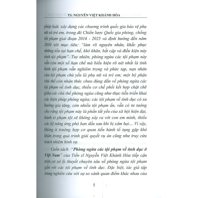 Phòng Ngừa Các Tội Phạm Về Tình Dục Ở Việt Nam - Ảnh 5