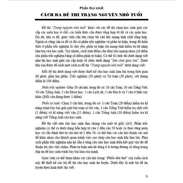 Bài Tập Dành Cho Học Sinh Thi Trạng Nguyên Nhỏ Tuổi Lớp 4 - Ảnh 2