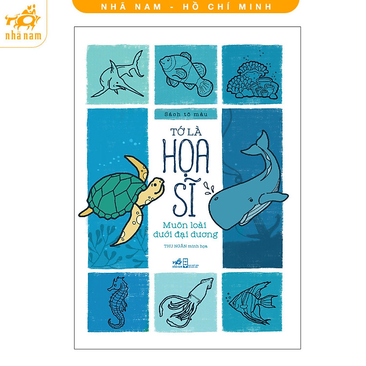 Sách - Series sách tô màu: Tớ là họa sĩ (Nhã Nam HCM)