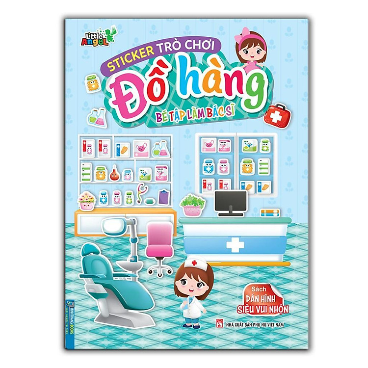 Sticker Trò Chơi Đồ Hàng – Bé Tập Làm Bác Sĩ - Ảnh 2